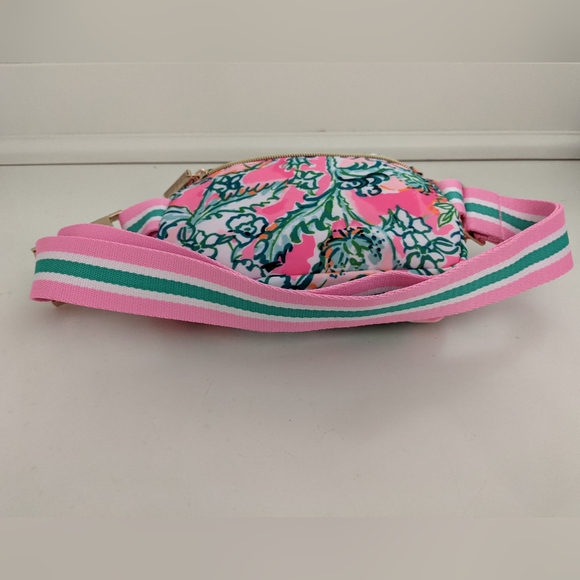 NWOT! Lilly Pulitzer Jeanie Belt Bag In Soleil Pink Perfect Poppy - Picture 11 of 14